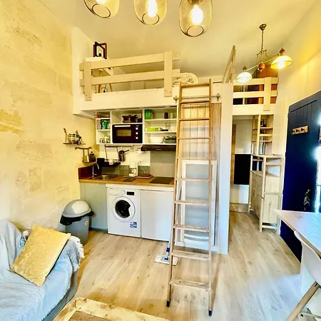 Proche Kedge Et Universitee Cosy Avec Clim ,parking ,cuisine Equipee ,sdb Et Jardin *